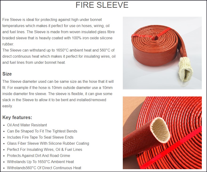 FIRE-PROOF PROTECTION SLEEVE, ID=30mm