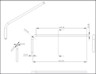 Standard stainless steel tube with thread M20