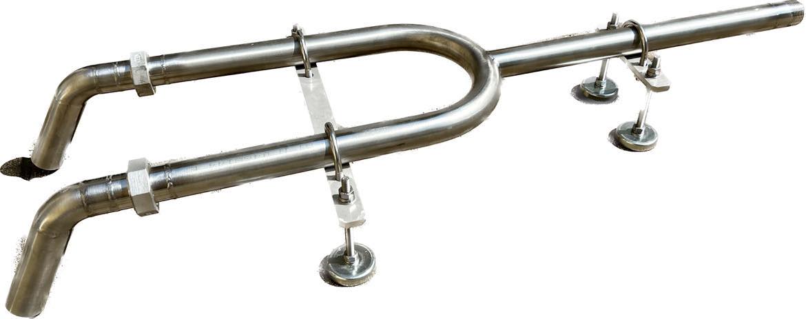 PDM250 outlet nozzle, 2 outlet 