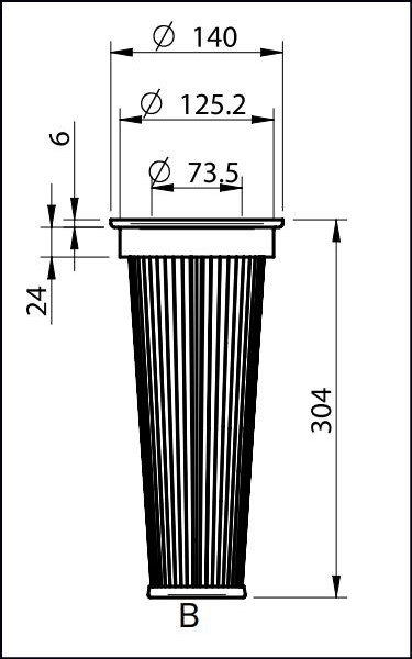 PLEATED FILTERS for PDM