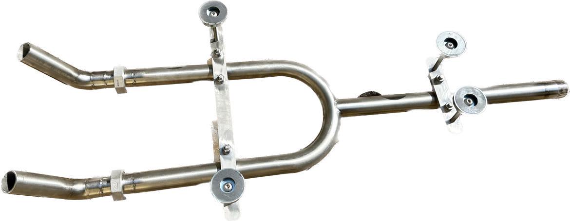 PDM250 outlet nozzle, 2 outlet 
